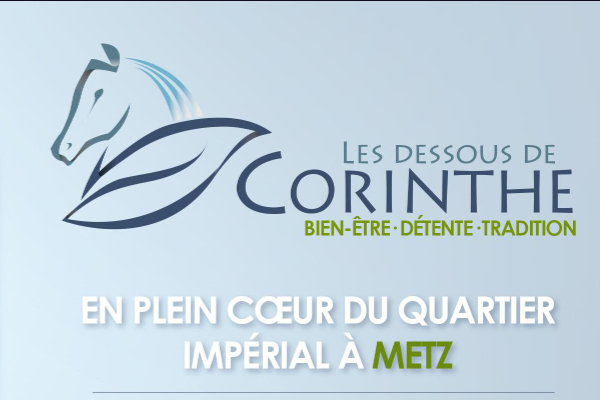 Page web de l'entreprise Les Dessous de Corinthe